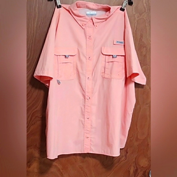 Columbia pfg, men's short sleeve button-down shirt - Picture 1 of 2